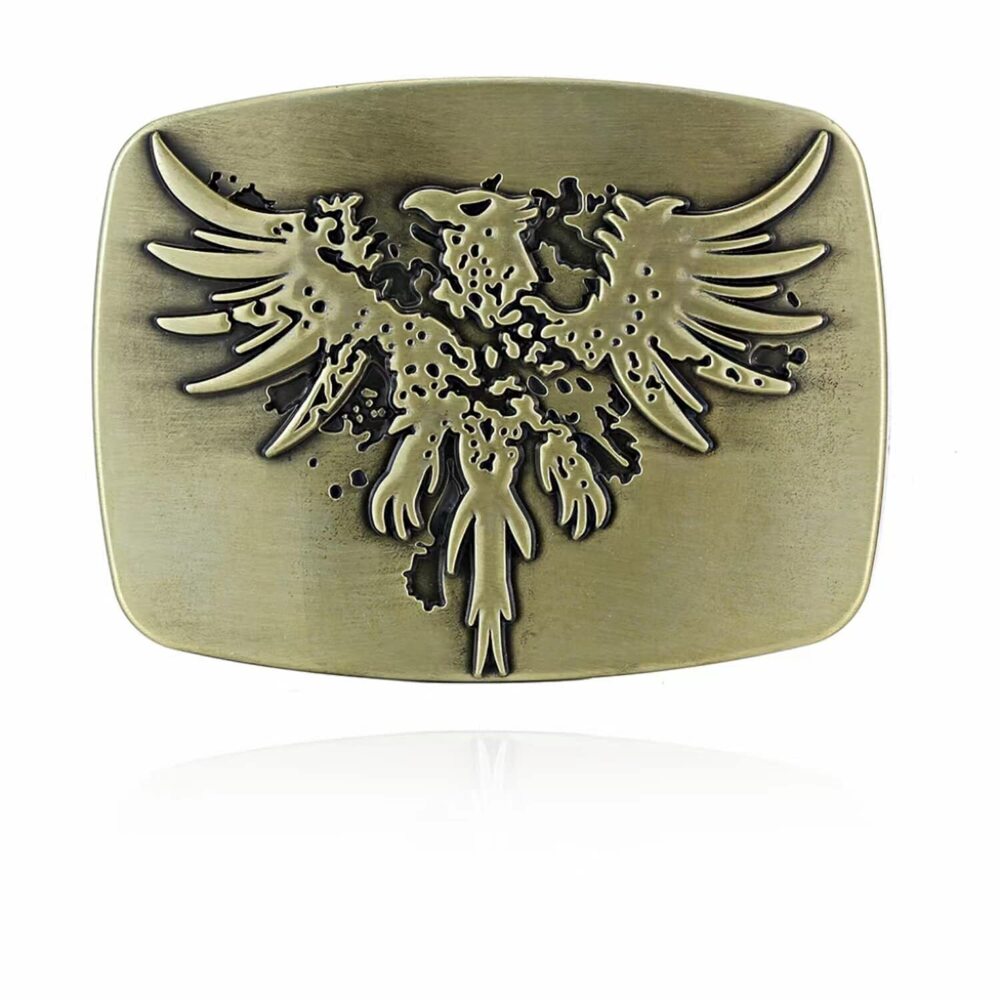 1544 Phoenix Belt Buckle gold